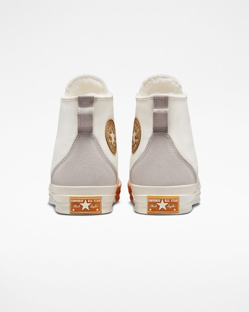 Converse Chuck 70 Gevoerde Colorblock Hoge Sneakers Dames Wit | NL KNO5473